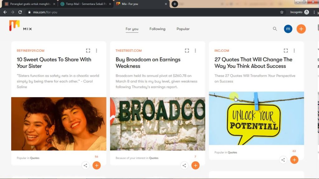 2 # Mix.com DA : 82 PA : 56 - Tutorial Build Backlink Super High Quality
