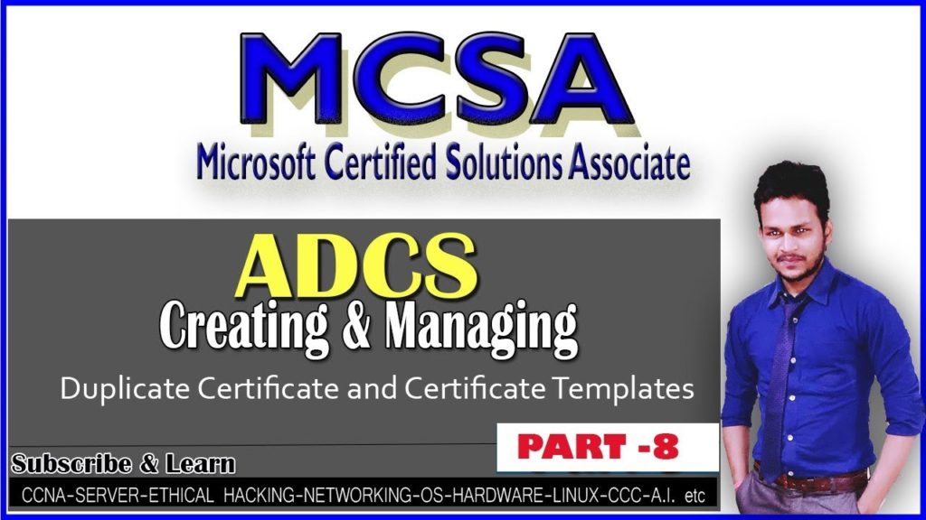 70- Create and Manage duplicate certificate service in Hindi | Certificate authority