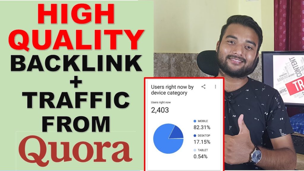 GET HIGH QUALITY BACKLINKS + TRAFFIC FROM QUORA [Step By Step] in Hindi