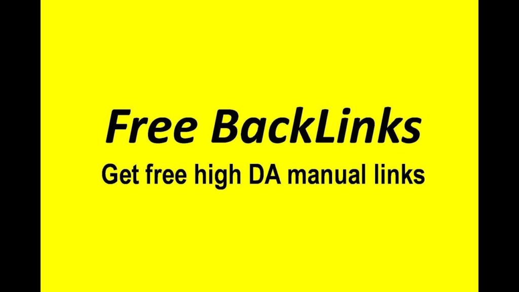 High PR Free Backlinks For Website | High DA backlinks of The Year