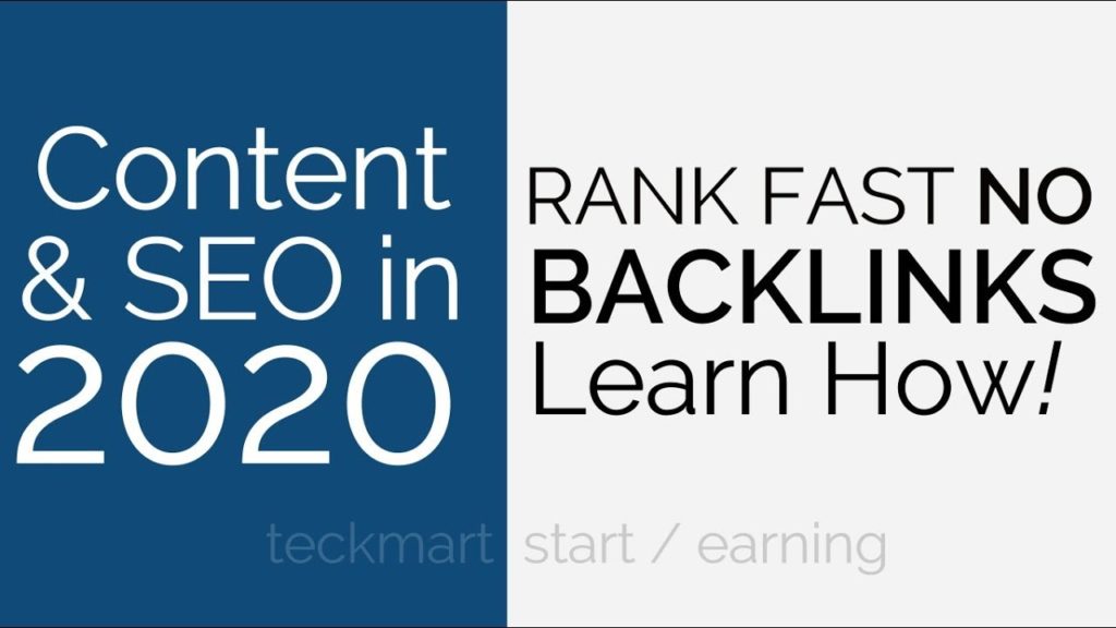How To Rank Fast Without Backlinks Hindi 2020