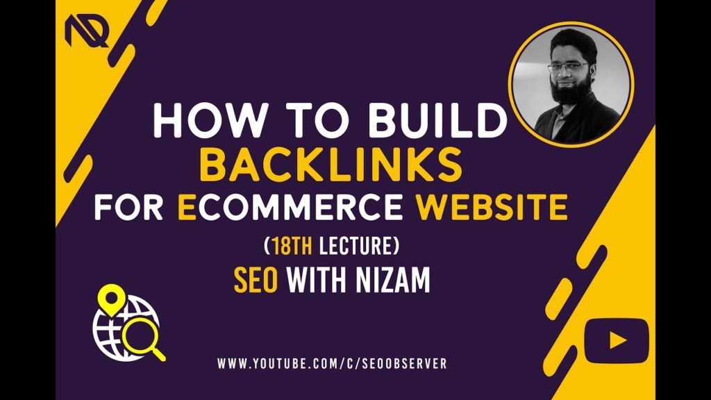 How to Build Backlinks for eCommerce Website (18th Lecture) - Urdu/Hindi