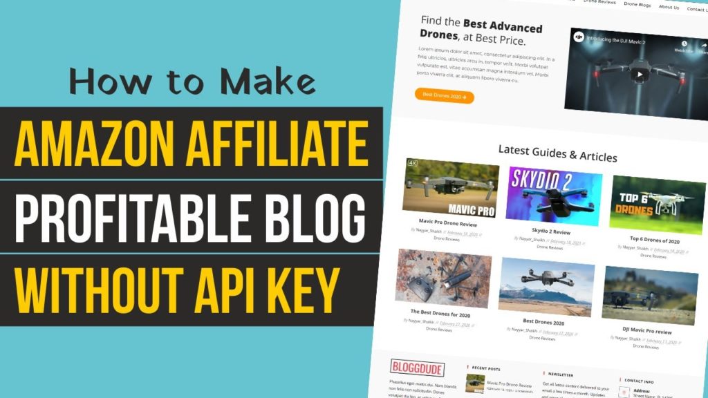 How to Make MONEY MAKING Affiliate Marketing Blog FOR FREE using WordPress - Without Amazon API KEY