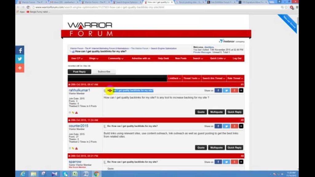 How to do best Forum Posting Bangla Tutorial