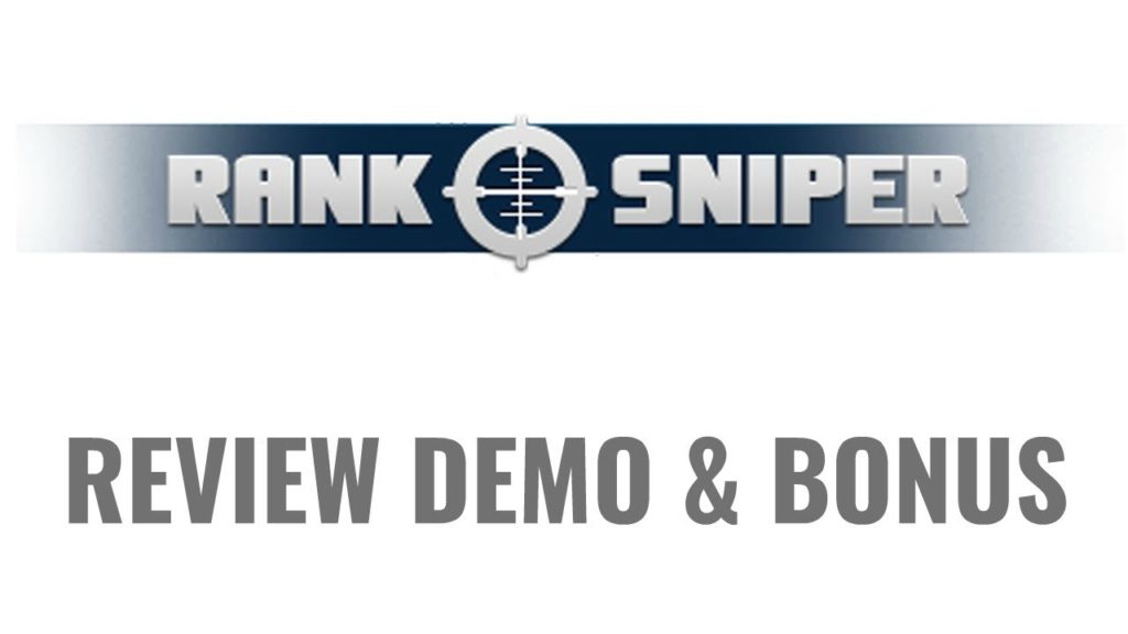 Rank Sniper Review Demo Bonus - One Backlink Producing 75 Google Rankings