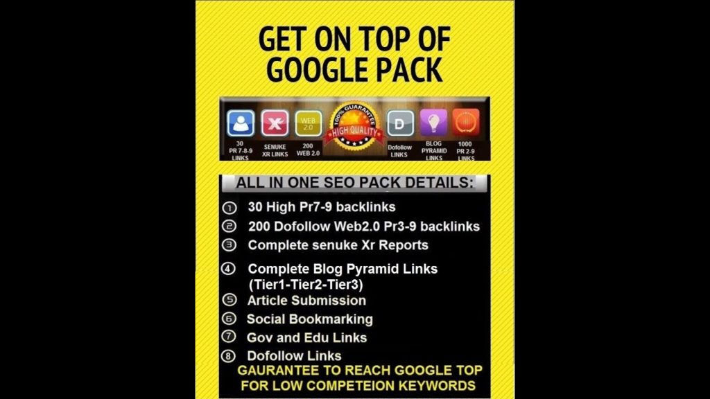 Top Of Google Seo Pack with all Link Building from Authority Sites web2.0,Gov,Edu,Dofollow