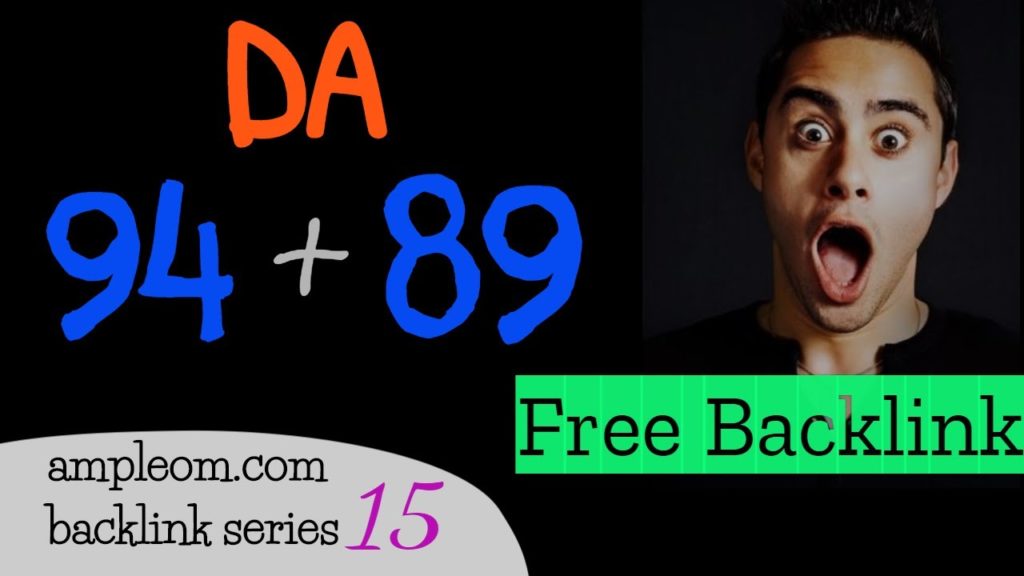 Watch how I create 2 backlinks DA 94 + DA 89 free