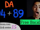 Watch how I create 2 backlinks DA 94 + DA 89 free