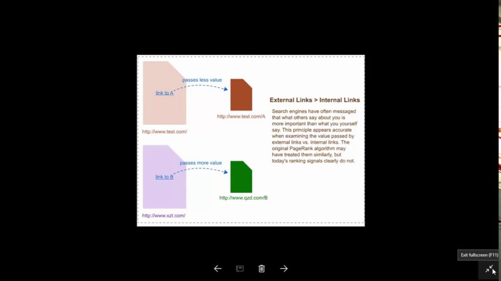 What is internal and external links in SEO
