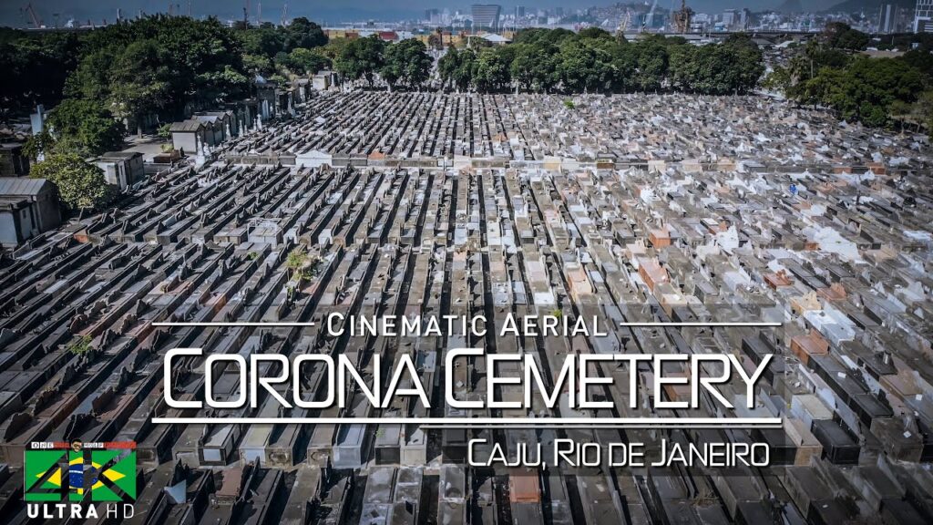 【4K】1 HOUR DRONE FILM: «Covid-19 Cemetery | Caju, Rio de Janeiro» Ultra HD (for 2160p Ambient TV)