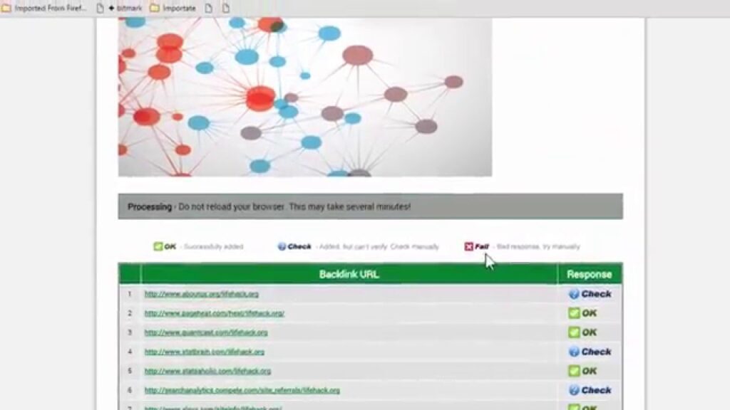 Free Online Website Backlink Builder Generator Tool