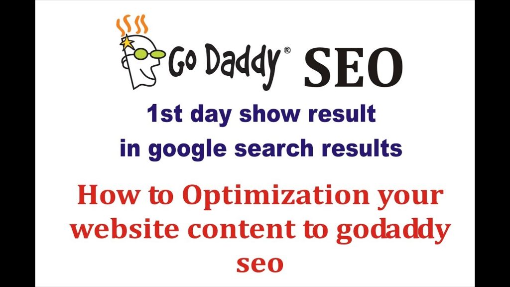 Godaddy Search Engine Optimization (SEO)