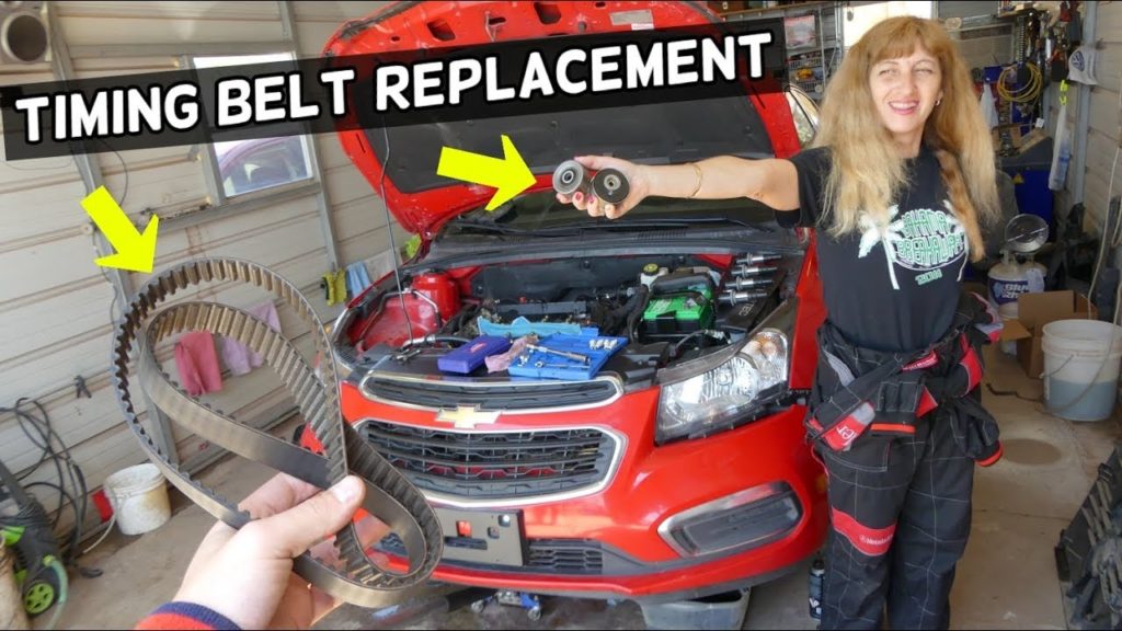 HOW TO REPLACE TIMING BELT ON CHEVROLET CRUZE CHEVY SONIC 1.8 1.6 ENGINE