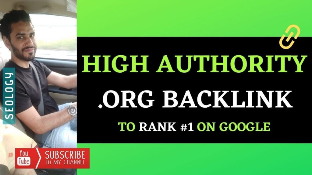 High Authority .ORG Backlink to Rank #1 on Google  in 2020 | Link Building
