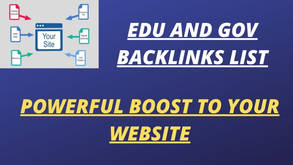 How To Find Edu And Gov Sites For Free Backlinks 2020 | High Authority Edu And Gov Backlinks List |