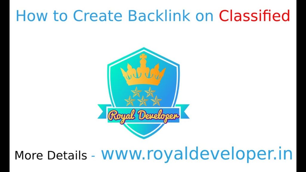 How to Create Classified Website Backlinks For SEO Purpose