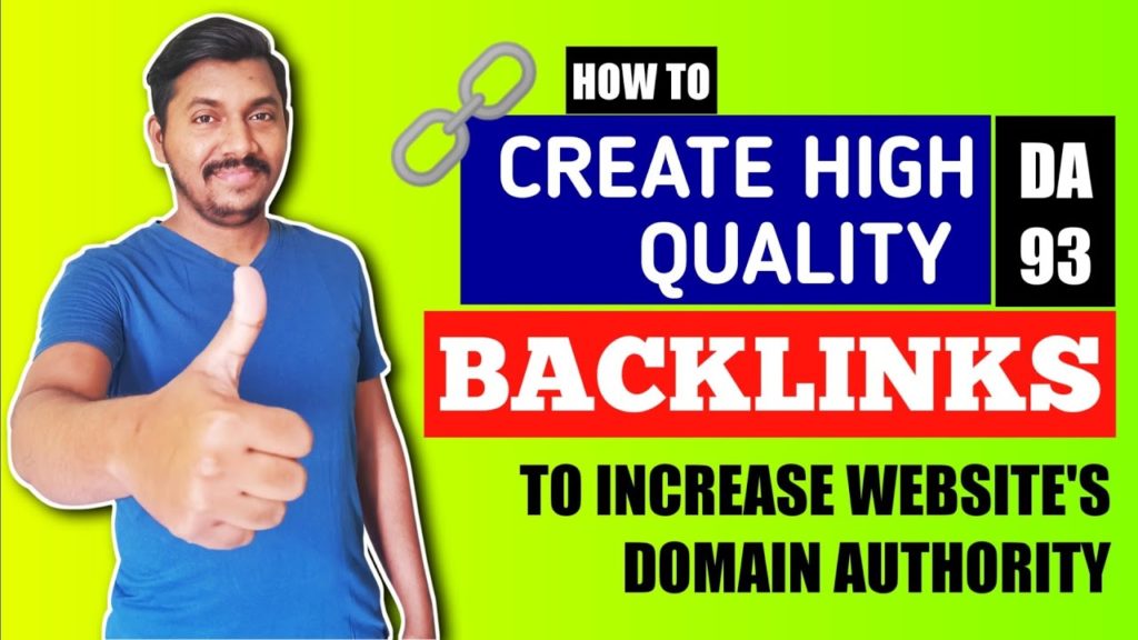 How to Create a High Quality Backlinks to Increase Domain Authority with Instant Approval