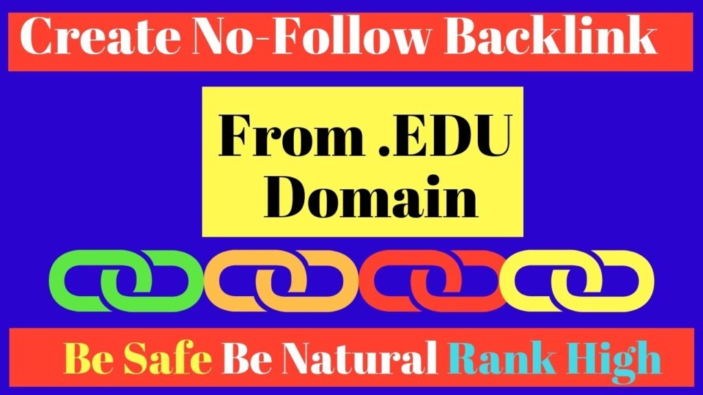 How to create No follow backlinks from  edu domain In Hindi