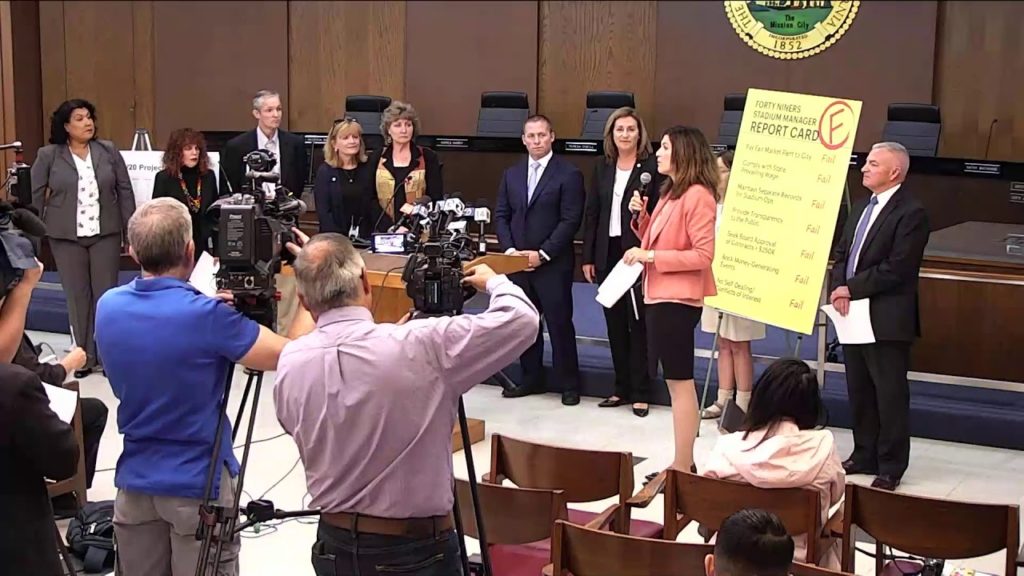 News Conference Santa Clara Stadium Authority – September 18, 2019