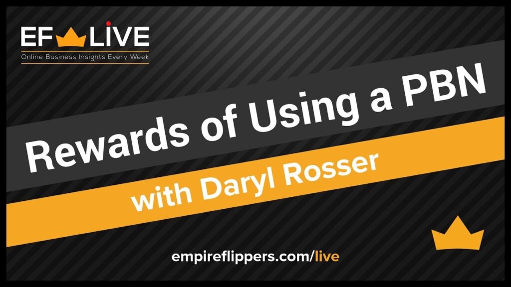 Rewards of Using a PBN | EF LIVE