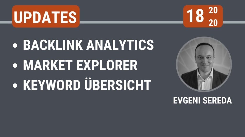 SEMrush-Updates KW 18: 404 Seiten mit Backlinks finden und vieles mehr