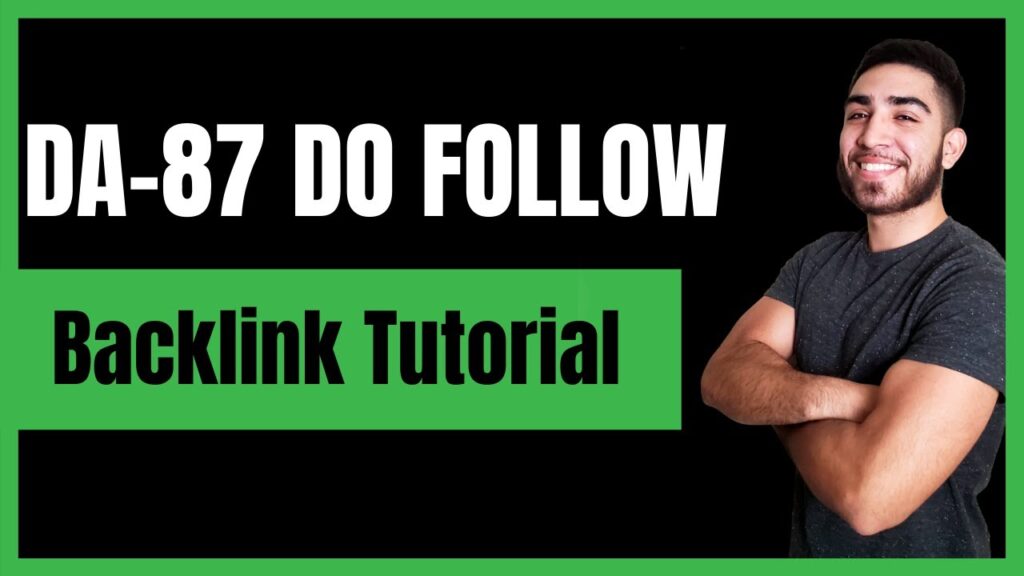 SEO Backlinks: Build DA-87 Do-Follow Backlink (Under 2 Min)