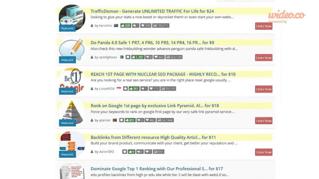 SEOClerks Marketplace similar to Fiverr  Backlinks and SEO services