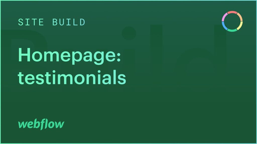 Site build: Homepage testimonials — The Freelancer's Journey (Part 20 of 43)