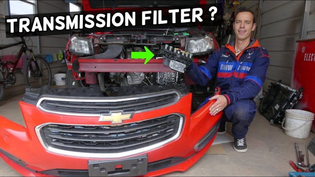 WHERE IS THE TRANSMISSION FILTER ON CHEVROLET CRUZE AND CHEVY SONIC