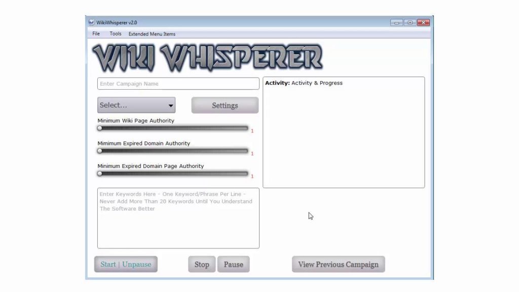 Wiki Whisperer Review Demo - Find Expired Domains With Wikipedia Backlinks