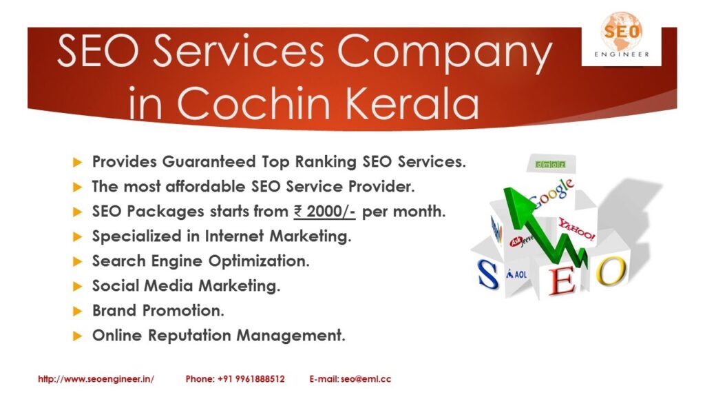 Best SEO Company, Expert SEO Services Agency in Cochin, Kerala