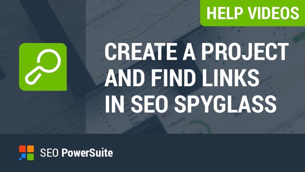 Create a Project in SEO SpyGlass and Find All Site's Backlinks