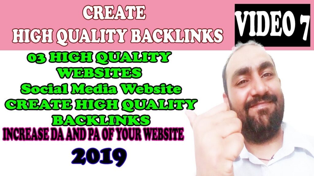 Dofollow backlinks & Nofollow backlinks from high authority .gov .org & .me website 2019