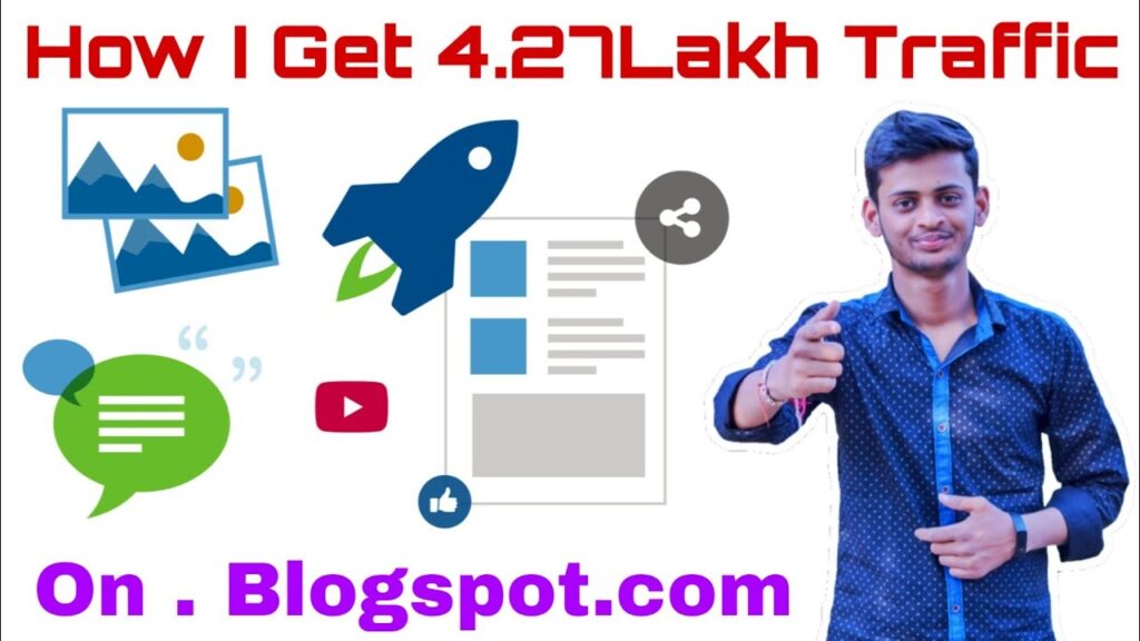 How I Get 4.27Lakh Traffic On Blogspot.com ( Proof + Complete Method )
