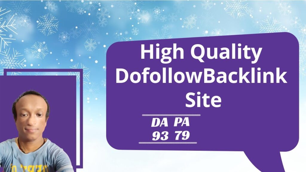 How To Create Dofollow Backlink & High Da Pa Sites