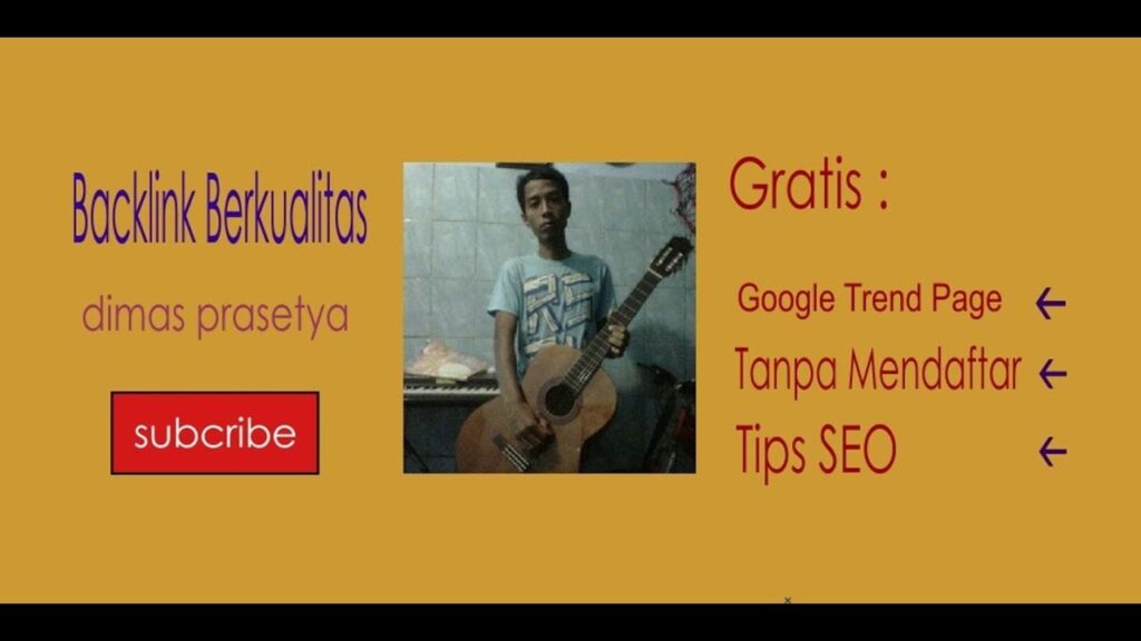 Tips Membangun Backlink Gratis Kualitas Tinggi | dimasprasetya TV