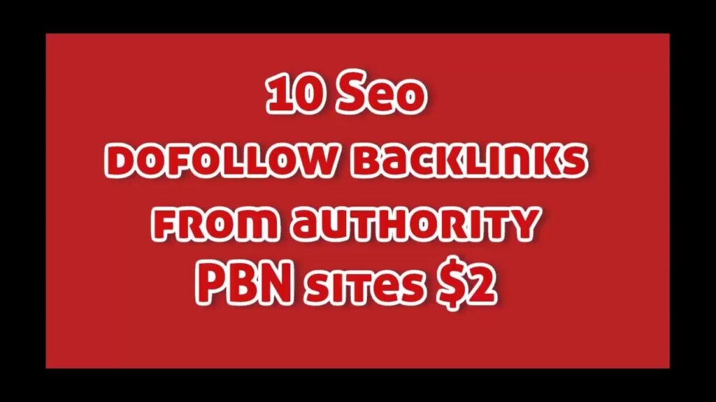 10 Seo dofollow backlinks from authority PBN sites $2