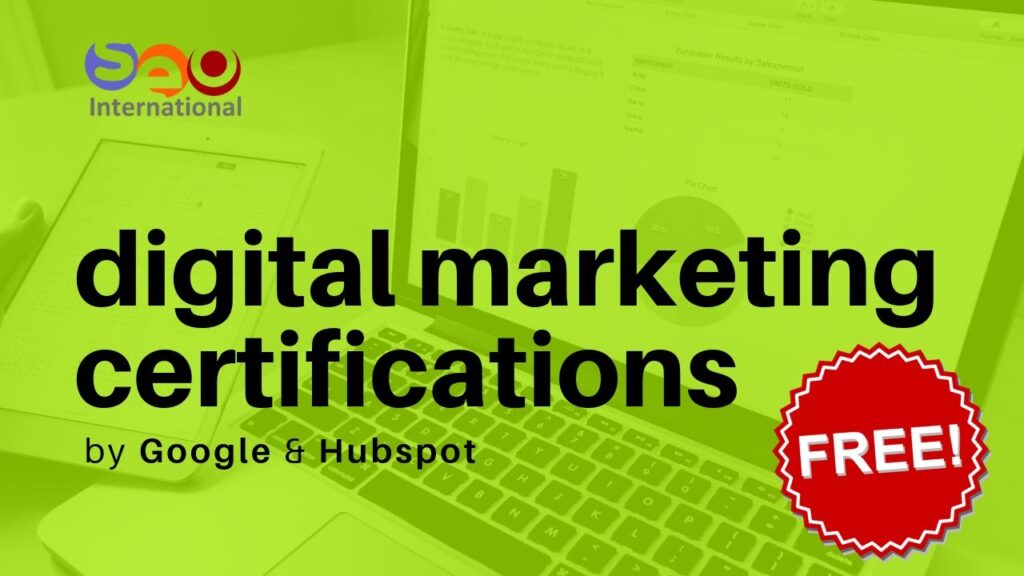 [Dubai, UAE – 2019] Free Digital Marketing Certifications by Google and Hubspot