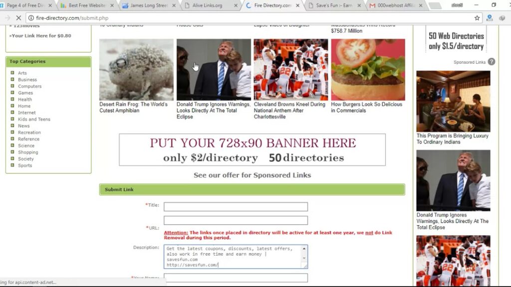 HOW TO BACKLINK ON fire-directory.com BY SAVESFUN.COM