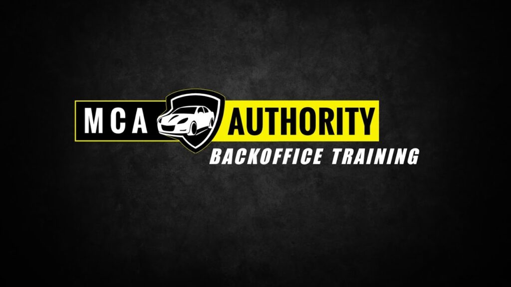 MCA Authority Backoffice Training ( Social Media Links ) - Motor Club of America