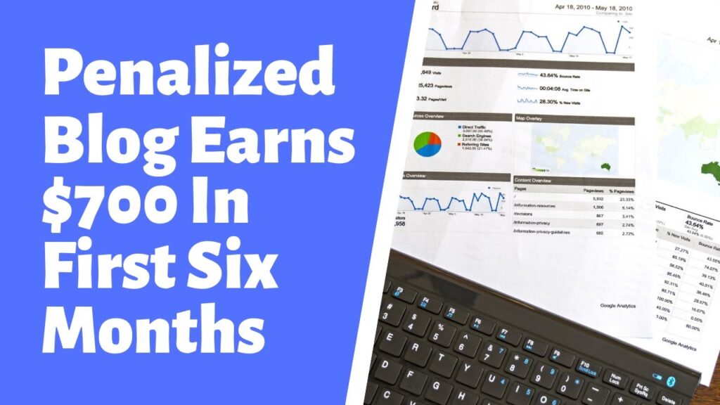 Penalized Blog Earns $700 In First Six Months!