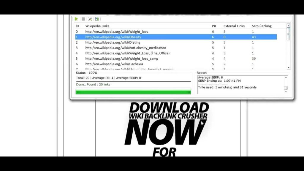 Wiki Backlink Crusher Review