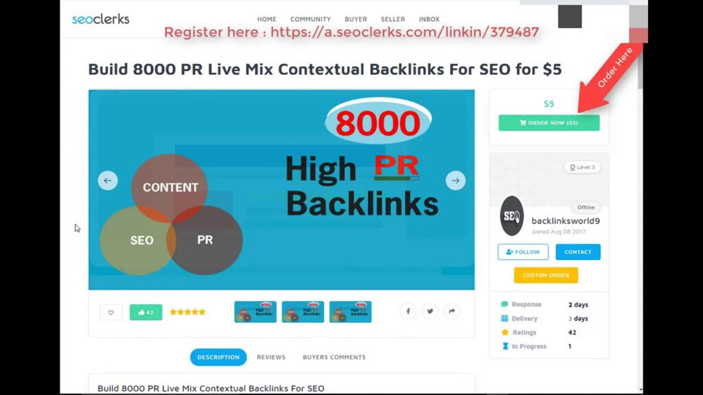 Build 8000 PR Live Mix Contextual Backlinks For SEO for $5 On SEOClerks