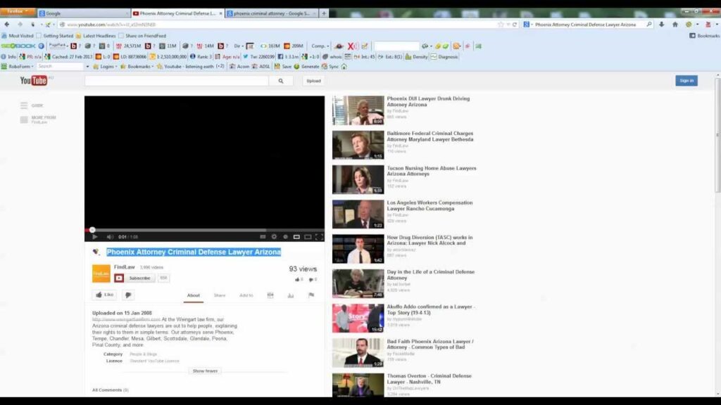Attorney Seo Lawyer Seo Services For Findlaw Videos | Video Seo