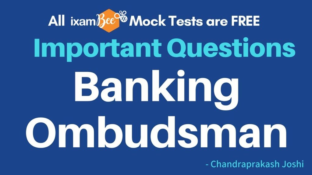Banking Ombudsman Scheme - Explained with question answers