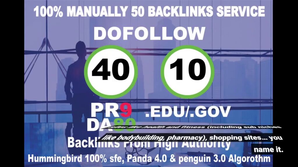 Buy High PR links on Authority Websites