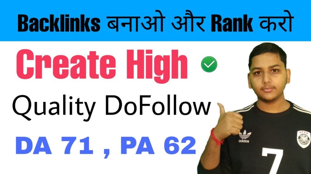 Create High Quality Dofollow Backlinks For Your Blog Website | Blogging Guide By Niraj Yadav