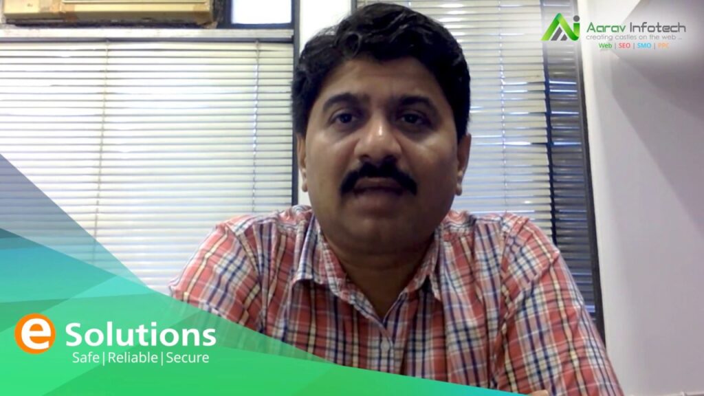 E solutions India - Digital Marketing Services Testimonial for Aarav Infotech