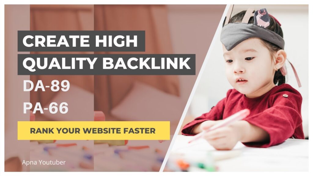 Get Free Instant High Quality Backlinks and Rank up High your Website in Hindi | Apna Youtuber
