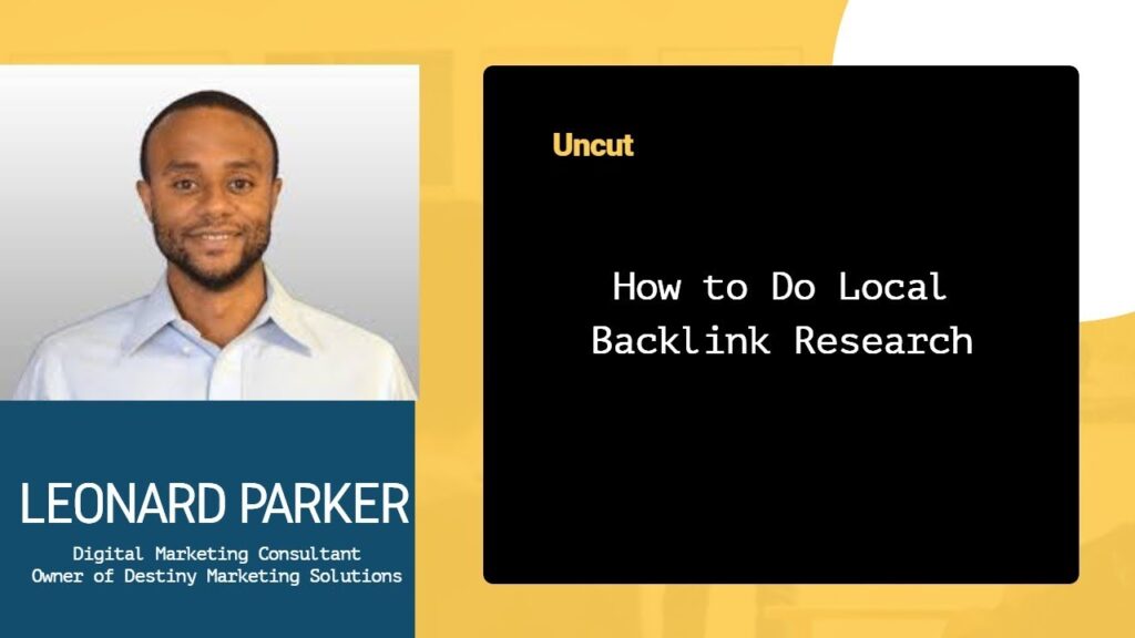 How to Do Local Backlink Research | Destiny Marketing Solutions